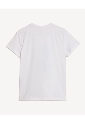 Camiseta Para Mujer Manga Corta Cuello Redondo Color Crudo Marca Seven Seven #28096537