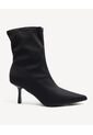 Botines Ajustados De Tacón Fino  Para Mujer Negro Seven Seven de Seven Seven