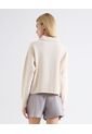 Saco Cuello Camisero Botonadura Frontal  Para Mujer Beige Seven Seven de Seven Seven