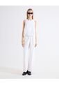 Pantalón Palazzo Caída Fluida  Para Mujer Blanco Seven Seven de Seven Seven