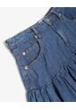 Falda Denim Con Volantes  Para Mujer Azul Seven Seven de Seven Seven