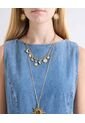 Vestido Column Tono Medio  Para Mujer Azul Seven Seven de Seven Seven