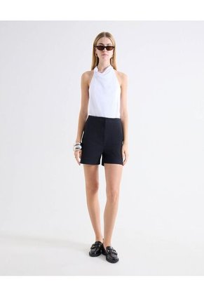 Body Drapeado Espalda Descubierta Para Mujer Blanco Seven Seven
