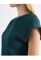Camiseta Texturizada Recogido Lateral  Para Mujer Café Seven Seven de Seven Seven