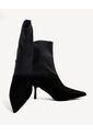 Botines Ajustados De Tacón Fino  Para Mujer Negro Seven Seven de Seven Seven