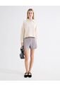 Saco Cuello Camisero Botonadura Frontal  Para Mujer Beige Seven Seven de Seven Seven