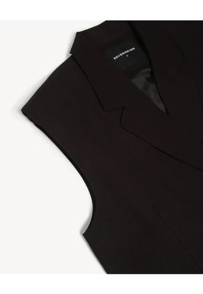 Chaleco Para Mujer Acolchado Color Negro Marca Seven Seven #28250151