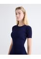 Vestido Mini Cuello Redondo  Para Mujer Blanco Seven Seven de Seven Seven