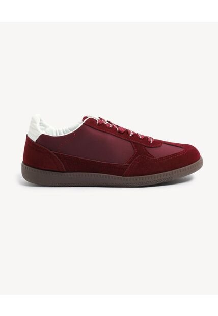Tenis De Acabado Brillante  Para Mujer Vino Seven Seven