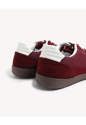 Tenis De Acabado Brillante  Para Mujer Vino Seven Seven