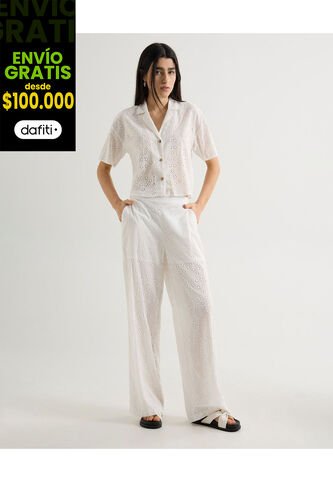 Pantalón Para Mujer Moda Color Crudo Marca Seven Seven #28071886 Seven Seven