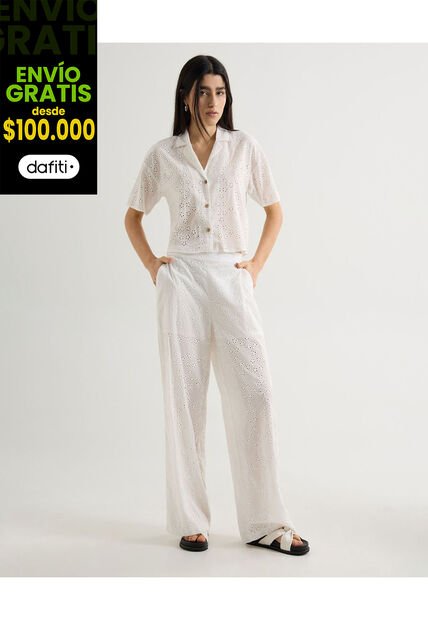 Pantalón Para Mujer Moda Color Crudo Marca Seven Seven #28071886