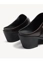 Botas Tipo Mules Western Con Hebilla  Para Mujer Café Seven Seven de Seven Seven