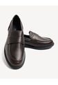 Mocasines De Acabado Pulido  Para Mujer Café Seven Seven de Seven Seven