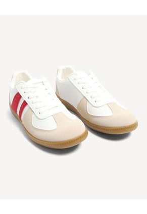 Tenis Casual De Textura  Para Mujer Blanco Seven Seven