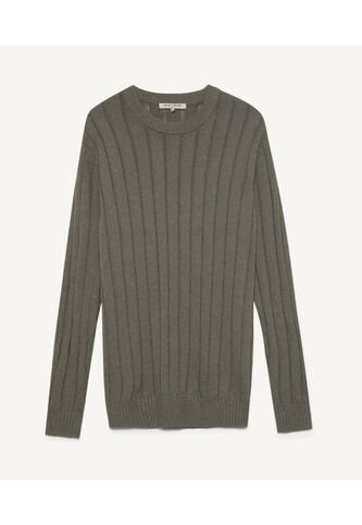 Saco Para Hombre Cuello Redondo Color Verde Oscuro Marca Seven Seven #45330212 Seven Seven