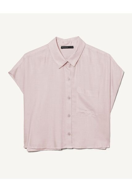 Blusa Para Mujer Manga Corta Color Rosa Marca Seven Seven #28123880