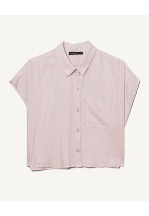 Blusa Para Mujer Manga Corta Color Rosa Marca Seven Seven #28123880