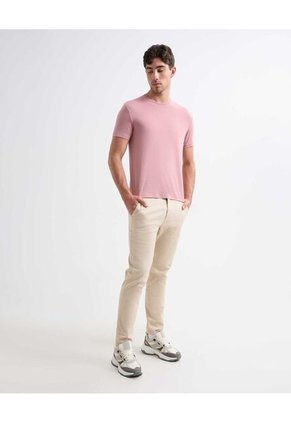 Camiseta Para Hombre Manga Corta Color Rosa  Marca Seven Seven #45092640