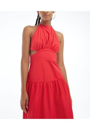 Vestido Para Mujer Manga Sisa Color Rojo Marca Seven Seven #28171151