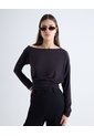 Blusa Escote Ojal Ajustable  Para Mujer Negro Seven Seven de Seven Seven