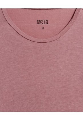 Camiseta Para Hombre Manga Corta Color Rosa  Marca Seven Seven #45092640