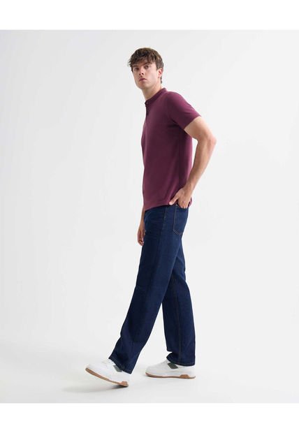 Jean Para Hombre Straight Color Azul Oscuro Marca Seven Seven #45160607