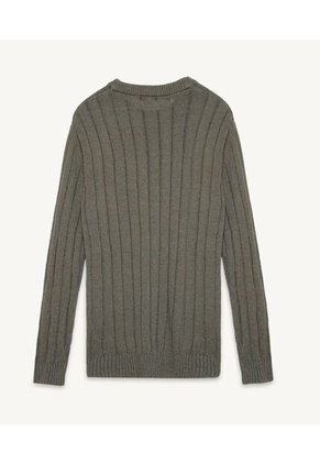 Saco Para Hombre Cuello Redondo Color Verde Oscuro Marca Seven Seven #45330212