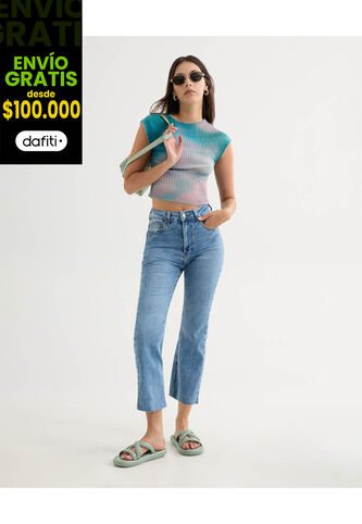 Jean Para Mujer Flare Color Azul Marca Seven Seven #28160945 Seven Seven