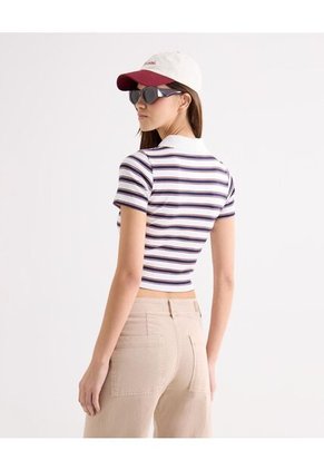 Camiseta Para Mujer Manga Corta Moda Color Marfil Marca Seven Seven #28096412