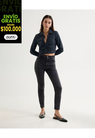 Jean Para Mujer Skinny Color Negro Marca Seven Seven #28160925 Seven Seven