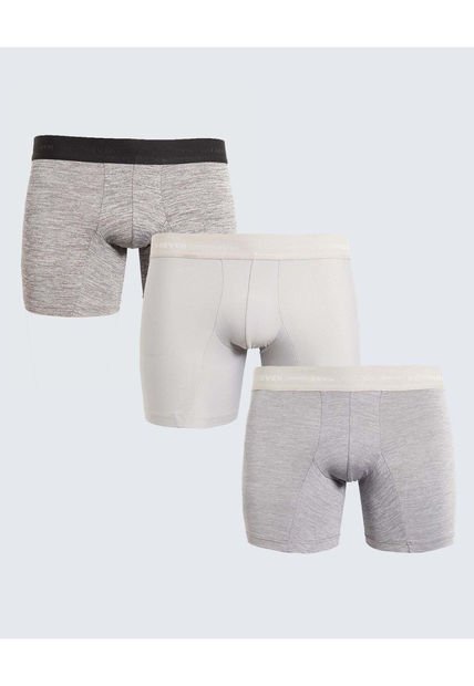 Pantaloncillo Para Hombre Boxer Bragueta Medio Color Gris Marca Seven Seven #45000378