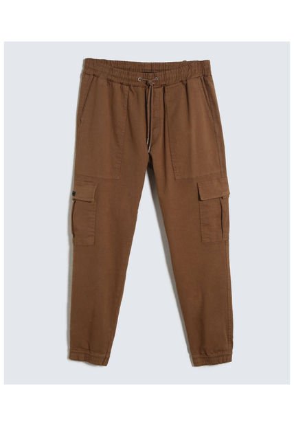 Pantalon Para Hombre Jogger Color Camel Marca Seven Seven #45070992