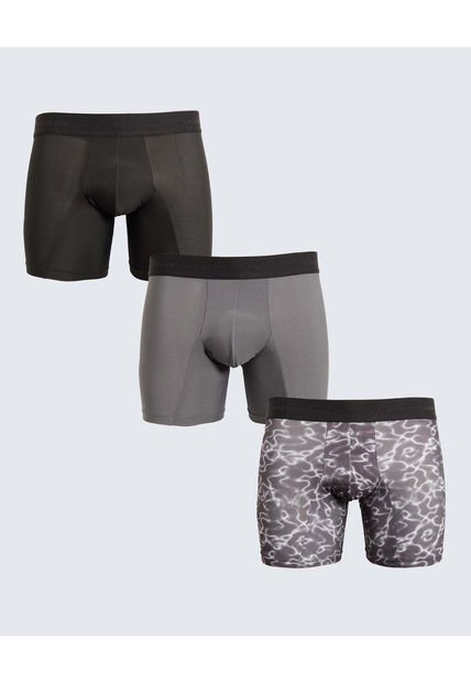 Pantaloncillo Para Hombre Boxer Fleat Seamer Medio Color Gris Marca Seven Seven #45000376