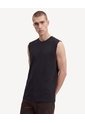 Camiseta Estampada Sin Mangas  Para Hombre Negro Seven Seven de Seven Seven