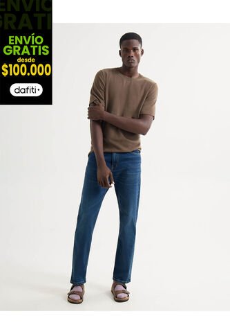 Jean Para Hombre Regular Color Azul Marca Seven Seven #45160616 Seven Seven