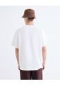 Camiseta Estampada Somewhere  Para Hombre Crudo Seven Seven de Seven Seven