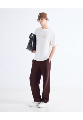 Camiseta Estampada Somewhere  Para Hombre Crudo Seven Seven