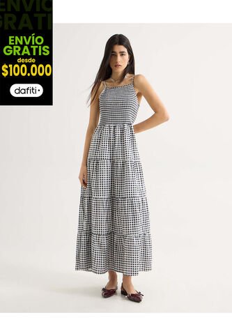 Vestido Para Mujer M/Sisa Largo Color Negro Marca Seven Seven #28171370 Seven Seven