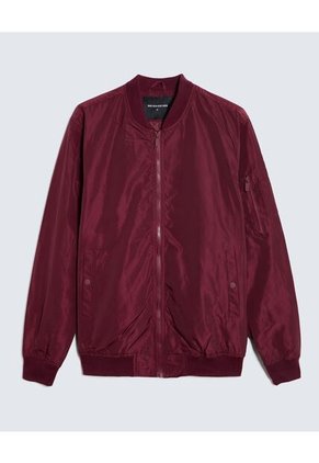 Chaqueta Para Hombre Bomber Color Vino Marca Seven Seven #45080442