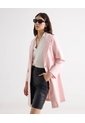Abrigo De Paño  Para Mujer Rosa Seven Seven de Seven Seven