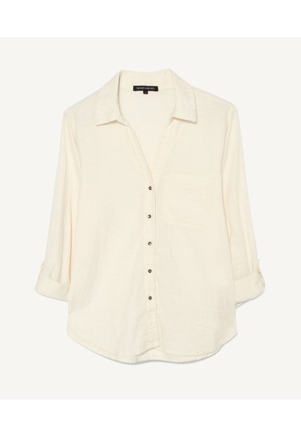 Blusa Para Mujer Manga Larga Color Marfil Marca Seven Seven #28123774