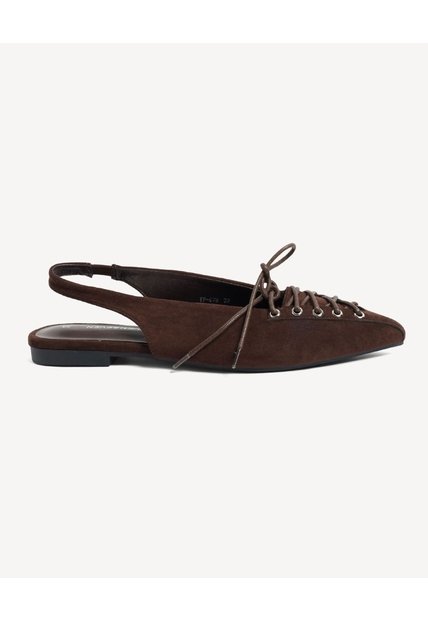 Baletas Acabado Texturizado  Para Mujer Camel Seven Seven