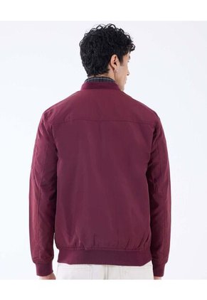 Chaqueta Para Hombre Bomber Color Vino Marca Seven Seven #45080442