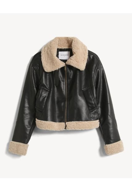 Chaqueta Para Mujer Pu Color Negro Marca Seven Seven #28080980