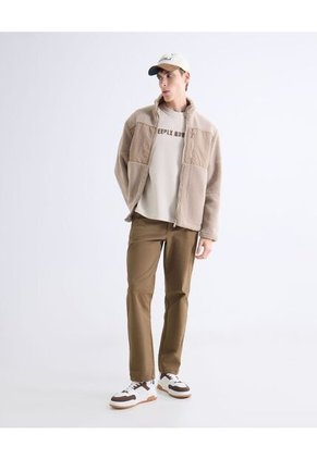 Camiseta  Para Hombre Manga Corta Cuello Redondo Color Arena Marca Seven Seven #45092858