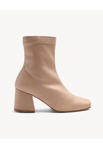 Botas Para Mujer Botin Color Beige Marca Seven Seven #28670047
