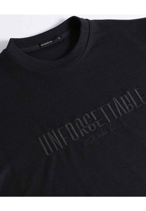 Camiseta  Para Hombre Manga Corta Cuello Redondo Color Negro Marca Seven Seven #45092810