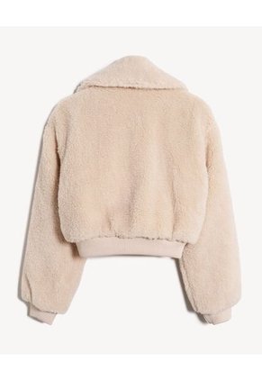 Chaqueta  Para Mujer Bomber Color Crema Marca Seven Seven #28081015