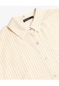 Blusa Camisera Crop Top  Para Mujer Beige Seven Seven de Seven Seven